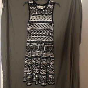 Black and white dress